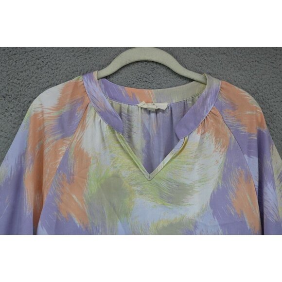 Entro Long Balloon Sleeve Tiered Ruffle Tunic-Size Medium-BOHO - Picture 4 of 9